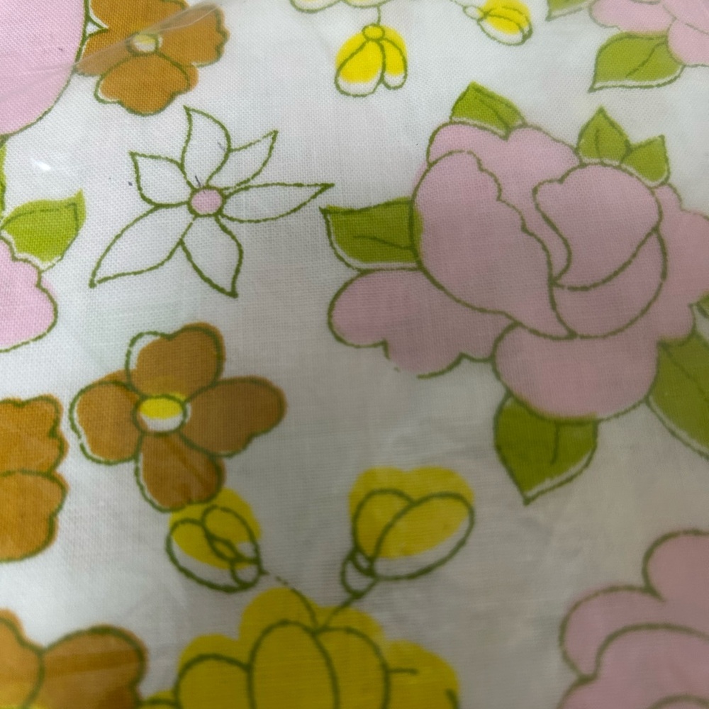 Vintage Cannon Monticello Muslin Melodie Full Sheet Set. 1970’s New. Shabby Chic - Picture 2 of 11